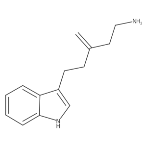 5-(1H-indol-3-yl)-3-methylidenepentan-1-amine Structure