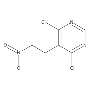 4,6-Dichloro-5-(2-nitroethyl)pyrimidine Structure