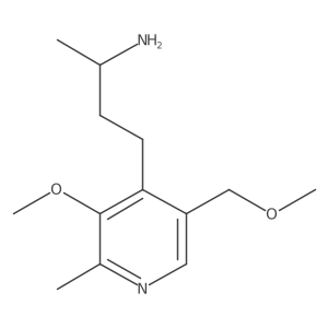4-[3-Methoxy-5-(methoxymethyl)-2-methylpyridin-4-yl]butan-2-amine Structure