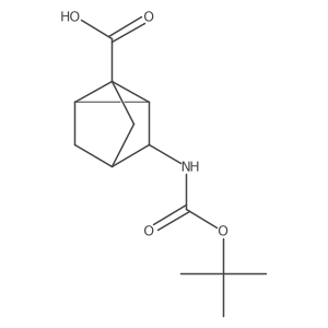 3-[(2-Methylpropan-2-yl)oxycarbonylamino]tricyclo[2.2.1.02,6]heptane-1-carboxylic acid Structure