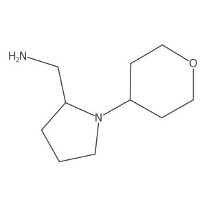 [(2R)-1-(oxan-4-yl)pyrrolidin-2-yl]methanamine Structure
