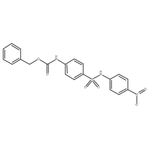 benzyl N-{4-[(4-nitrophenyl)sulfamoyl]phenyl}carbamate Structure