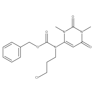 benzyl N-(3-chloropropyl)-N-(1,3-dimethyl-2,6-dioxo-1,2,3,6-tetrahydropyrimidin-4-yl)carbamate Structure