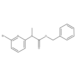 benzyl N-(6-bromopyridin-2-yl)-N-methylcarbamate Structure