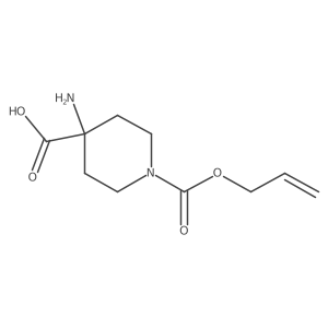 4-Amino-1-[(prop-2-en-1-yloxy)carbonyl]piperidine-4-carboxylic acid Structure