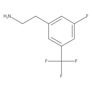 2-(3-Fluoro-5-(trifluoromethyl)phenyl)ethanamine Structure