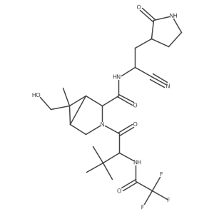 Nirmatrelvir metabolite M1结构式