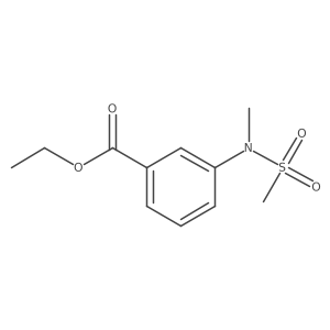 Ethyl 3-[methyl(methylsulfonyl)amino]benzoate Structure