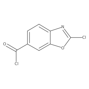 2-Chlorobenzo[d]oxazole-6-carbonyl chloride Structure