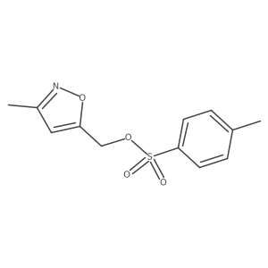 (3-Methyl-1,2-oxazol-5-yl)methyl 4-methylbenzenesulfonate结构式