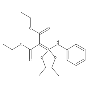 1,3-Diethyl 2-[diethoxy(phenylamino)phosphoranylidene]propanedioate Structure