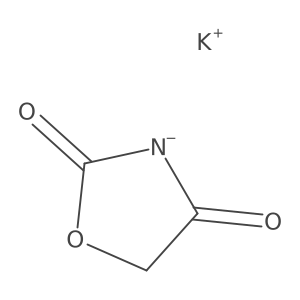 Potassium 2,4-dioxo-1,3-oxazolidin-3-ide结构式