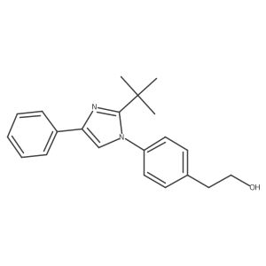4-[2-(1,1-Dimethylethyl)-4-phenyl-1H-imidazol-1-yl]benzeneethanol Structure