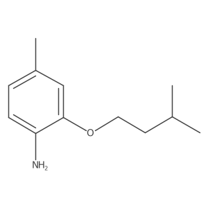 4-Methyl-2-(3-methylbutoxy)aniline结构式
