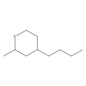 (2S,4S)-4-Butyl-2-methylthiane Structure
