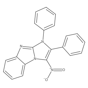 3-Nitro-1,2-diphenyl-1H-imidazo[1,2-a]benzimidazole Structure
