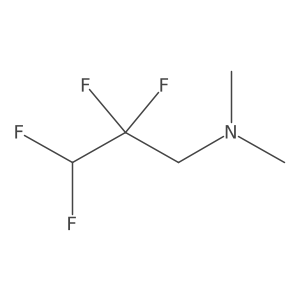 2,2,3,3-tetrafluoro-N,N-dimethylpropan-1-amine结构式