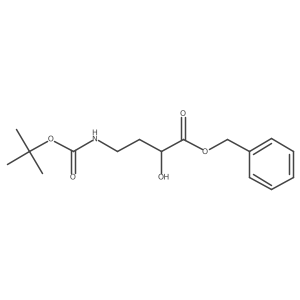 benzyl (2S)-4-{[(tert-butoxy)carbonyl]amino}-2-hydroxybutanoate Structure