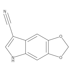 5H-[1,3]dioxolo[4,5-f]indole-7-carbonitrile Structure