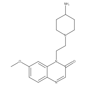 1-[2-(4-Aminopiperidin-1-yl)ethyl]-7-methoxyquinoxalin-2(1H)-one Structure
