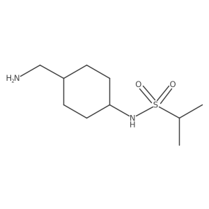 [trans-4-(Aminomethyl)cyclohexyl][(methylethyl)sulfonyl]amine结构式