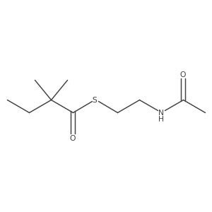 S-[2-(Acetylamino)ethyl] 2,2-dimethylbutanethioate Structure