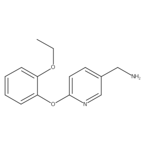 [6-(2-Ethoxyphenoxy)pyridin-3-yl]methanamine结构式