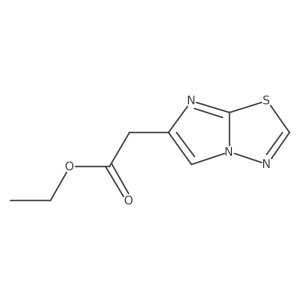 Ethyl imidazo[2,1-b]-1,3,4-thiadiazole-6-acetate Structure