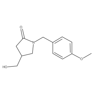 4-Hydroxymethyl-1-(4-methoxy-benzyl)-pyrrolidin-2-one Structure