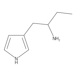 1-(1H-pyrrol-3-yl)butan-2-amine结构式