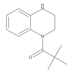1-(3,4-Dihydroquinoxalin-1(2H)-yl)-2,2-dimethylpropan-1-one Structure