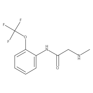 2-(methylamino)-N-[2-(trifluoromethoxy)phenyl]acetamide Structure