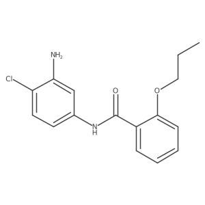 N-(3-Amino-4-chlorophenyl)-2-propoxybenzamide Structure