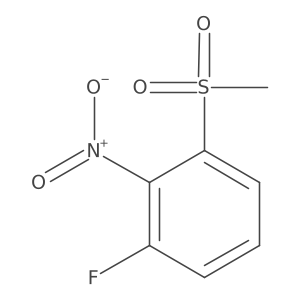 1-Fluoro-3-methanesulfonyl-2-nitrobenzene Structure