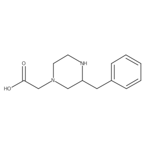 2-(3-Benzylpiperazin-1-YL)acetic acid Structure