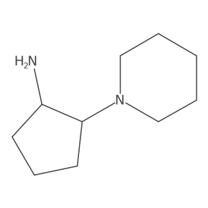 2-(Piperidin-1-yl)cyclopentan-1-amine结构式