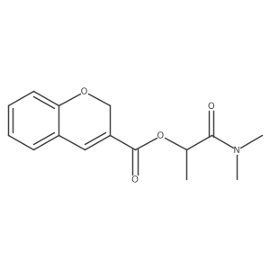 1-(Dimethylamino)-1-oxopropan-2-yl 2H-chromene-3-carboxylate Structure