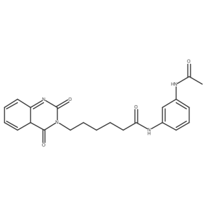 N-(3-acetamidophenyl)-6-(2,4-dioxo-4aH-quinazolin-3-yl)hexanamide Structure