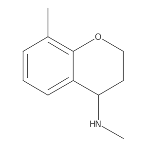 N,8-dimethylchroman-4-amine结构式