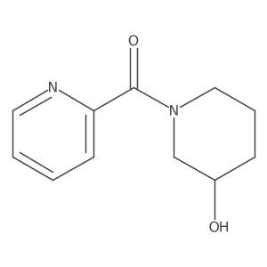 (3-Hydroxypiperidin-1-yl)(pyridin-2-yl)methanone结构式