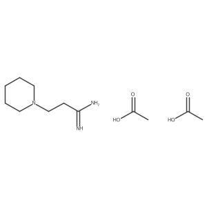 1-Piperidinepropanimidamide 2HOAc结构式