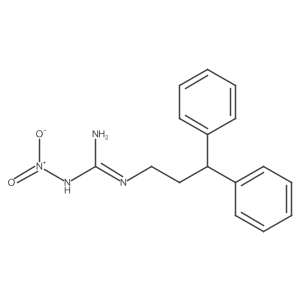 Guanidine, N-(3,3-diphenylpropyl)-Na(2)-nitro-结构式