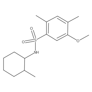 [(5-Methoxy-2,4-dimethylphenyl)sulfonyl](2-methylcyclohexyl)amine Structure