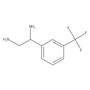 (1S)-1-[3-(Trifluoromethyl)phenyl]ethane-1,2-diamine结构式