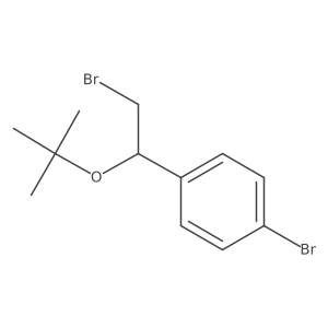 1-Bromo-4-[2-bromo-1-(tert-butoxy)ethyl]benzene Structure