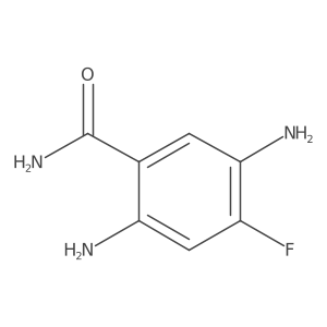 2,5-Diamino-4-fluorobenzamide Structure