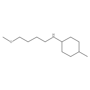 N-(4-methoxybutyl)-4-methylcyclohexan-1-amine结构式