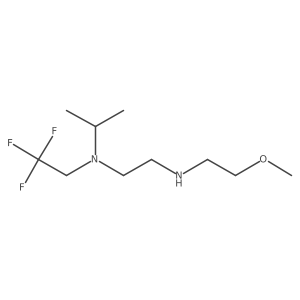 1,2-Ethanediamine, N2-(2-methoxyethyl)-N1-(1-methylethyl)-N1-(2,2,2-trifluoroethyl)- Structure