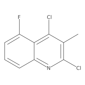 2,4-Dichloro-5-fluoro-3-methylquinoline Structure