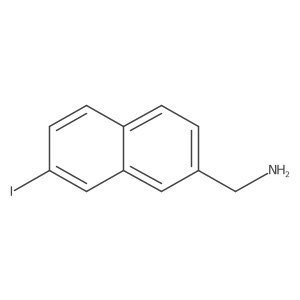 2-(Aminomethyl)-7-iodonaphthalene Structure